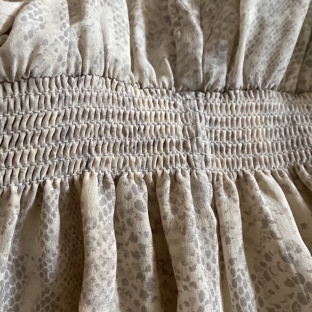 ❌SOLD❌Rebecca Taylor 100% Silk Sleeveless Flowy Dress🤍⭐️🤍 - Picture 13 of 15